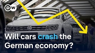 How Germany’s critical car industry could stall Europe’s biggest economy  DW News [upl. by Assehc]