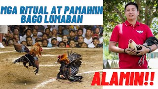 Sabong Tips Mga Ritual At Pamahiin Na Pwedeng Makatulong Para Manalo [upl. by Ennaylime]