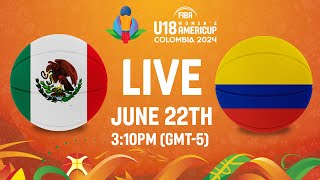 Mexico v Colombia  Full Basketball Game  FIBA U18 Womens AmeriCup 2024 [upl. by Golliner]