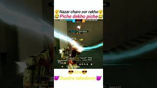 😈 Quadra takedown 😈 freefire newgamerff newgamer19 godbhai [upl. by Adlee]