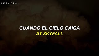 skyfall traducida al español LetraLyrics Adele [upl. by Eicul]