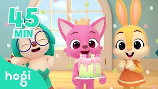 🎂 Happy Brithday to Pinkfong｜Birthday Song  More｜Pinkfong Special｜Hogi Pinkfong [upl. by Eirena]