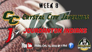 Crystal City Javelinas vs Jourdanton Indians  Live  Texas High School Football  UIL [upl. by Lesab]