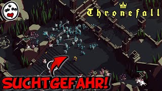 ES MACHT SÜCHTIG Horde Survival trifft Städtebau Geiler Helms Klamm Simulator  Thronefall [upl. by Ahsinyar]