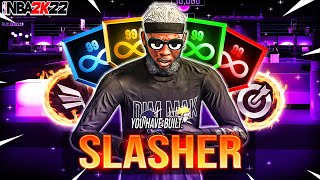 NEW BEST SLASHER BUILD IN NBA 2K22 BEST SIGNATURE STYLES  BEST BADGES IN NBA 2K22😱 [upl. by Dowdell]