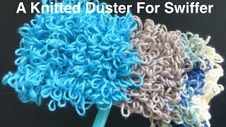 KNIT ALONG  Duster For Swiffer  tutorial and free pattern [upl. by Ramahs]