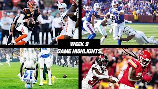 Every Week 9 Game Highlight [upl. by Urbanna]