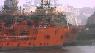 Toisa Envoy Explorer and Voyager at Sunderland 16th March 2015 [upl. by Quartus707]