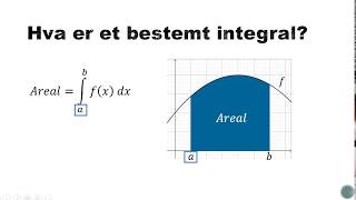 Bestemt integral 1a [upl. by Dalt]