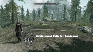 Skyrim Achievement Guide for Landowner Hearthfire DLC [upl. by Johnson]