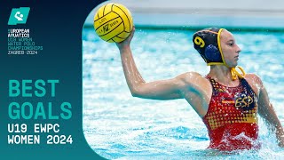 Best Goals  U19 European Water Polo Championships  Zagreb 2024 [upl. by Nniuqal]