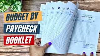 How to Print PDF into an A5 Booklet  Budget By Paycheck Digital Workbook [upl. by Rehpotsihrc]