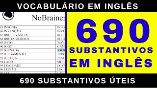 Substantivos Úteis em Inglês de A a Z [upl. by Simah364]