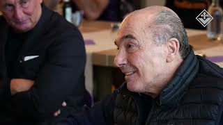 Il Presidente Rocco Commisso torna al Viola Park e saluta la squadra e Mister Palladino [upl. by Cima]