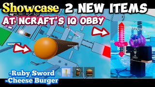 Showcase 2 New Items at Ncrafts IQ Obby [upl. by Aniret]