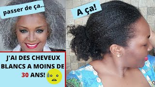 2 astuces simples maison pour SUPPRIMER LES CHEVEUX BLANCS et NOIRCIR LES CHEVEUX [upl. by Ahsinid621]