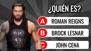 ADIVINA el LUCHADOR de WWE 💪🏽🧠  GUESS the WWE FIGHTER  JB Quiz [upl. by Llenyr687]