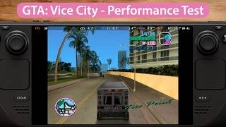 Grand Theft Auto Vice City  GTA Vice City  Steam Deck OLED Performance Test  Benchmark [upl. by Aivalf]