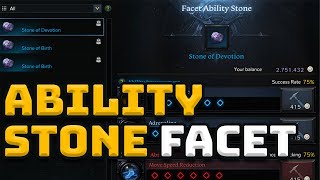 Lost Ark  Basic Ability Stone Facet Guide [upl. by Nohsav226]