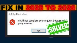 Fixing Photoshops Most Annoying Error [upl. by Lerraj110]