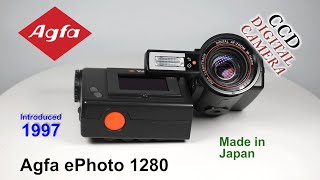 1997 Agfa ePhoto 1280  CCD Digital Camera [upl. by Anyl]