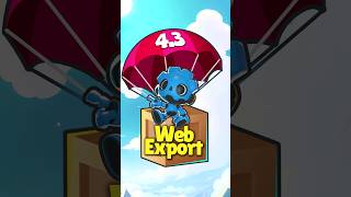 Godot 43 Can Export to the Web again gamedev godot [upl. by Yaakov721]