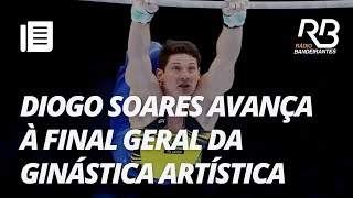 Olimpíadas Paris Diogo Soares avança à final da ginástica artística [upl. by Yregerg]