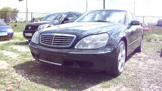 1999 МерседесБенц S500 Обзор интерьер экстерьер [upl. by Yssenhguahs]