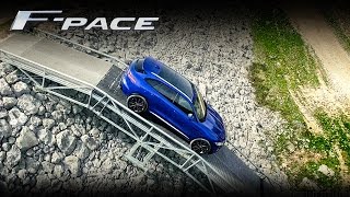 New Jaguar FPACE OffRoad Test Drive Niksic Montenegro 2016 [upl. by Labinnah673]