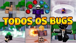 TODOS OS BUGS NOVOS E ANTIGOS NO THE STRONGEST BATTLEGROUNDS  GOJO NOVO BUG [upl. by Ecart]