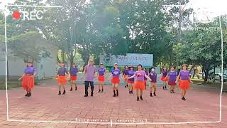 Jimmy Copacabana line dance  Demo Happy Dance PIK [upl. by Htez]