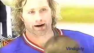 Marty McSorley tries to fight Alek Stojanov 199798 [upl. by Swigart173]