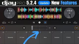 Djay Pro 5 2 4 Update New Features [upl. by Idalla]