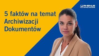 5 FAKTÓW NA TEMAT ARCHIWIZACJI DOKUMENTÓW 🗂️🗃️🗄️ [upl. by Aner]