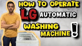 lg washing machine fully automatic demo  how to use [upl. by Evie]