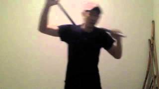 eskrima more basic arm weaving double sticks [upl. by Werbel443]