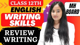 English Writing Skills Class 12th  Review Writing By newindianera nie english [upl. by Fielding695]