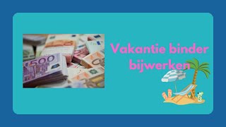 Bonus video  Vakantie binder bijwerken [upl. by Mancino865]