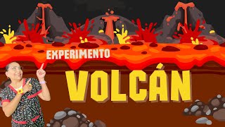 Cómo Hacer un Volcán de Lava  Experimento para Niños Paso a Paso [upl. by Vedis]