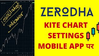 Zerodha Kite Chart Settings in Mobile [upl. by Simson]