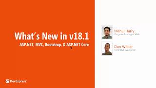 New in v181  ASPNET MVC and Bootstrap Controls [upl. by Navarro]