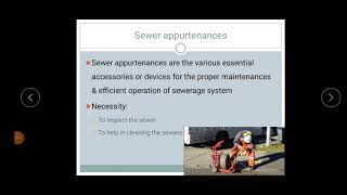 Sewer appurtenances [upl. by Gnouc]