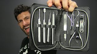 Manicure Kit Tutorial How To Do An AtHome Manicure  Nail Care For Men [upl. by Aisenet623]