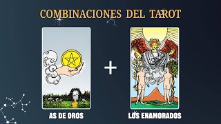 As de Oros amp Los Enamorados 💡COMBINACIONES DEL TAROT Y SU SIGNIFICADO [upl. by Noyerb296]