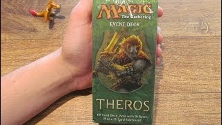 Event Deck Theros quotInspiring Heroicsquot  UNBOXING Magic The Gathering [upl. by Tenom861]