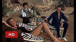 Scaramanga Relaxing With Mistress  The Man With The Golden Gun 1974 [upl. by Brandise766]