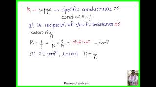 1 Conductance Specific Conductance [upl. by Morril]