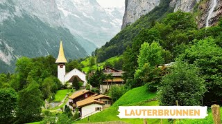 LAUTERBRUNNEN SWITZERLAND Most Beautiful Village [upl. by Kirk301]