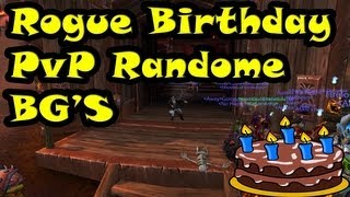 World Of Warcraft Rogue Birthday PvP [upl. by Salguod]