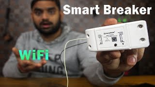 HomeMate Smart Breaker  WiFi Smart Breaker On  Off By Mobile Phone [upl. by Nyasuh]